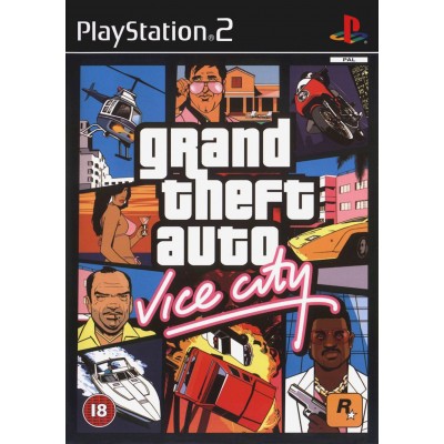 Grand Theft Auto (GTA) - Vice City [PS2, английская версия]